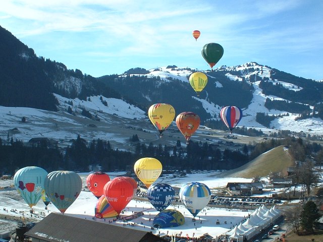 Chateau d'Oex, un week-end magique